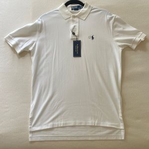 Ralph Lauren Mens NWT Medium White Polo Shirt